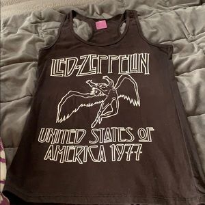 Led Zeppelin Racer back tank top